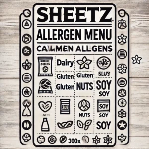 Sheetz Allergen Menu