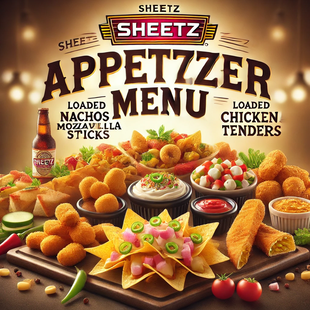 Sheetz Appetizer Menu 