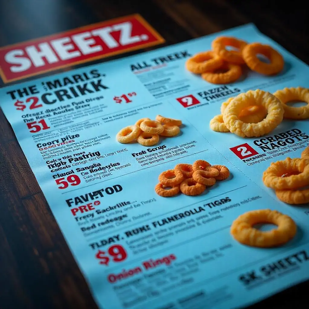 Sheetz Breakfast Menu with Prices